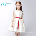 Cheap Short A Line Sash Bow Satin Flower Girl Dress Patterns